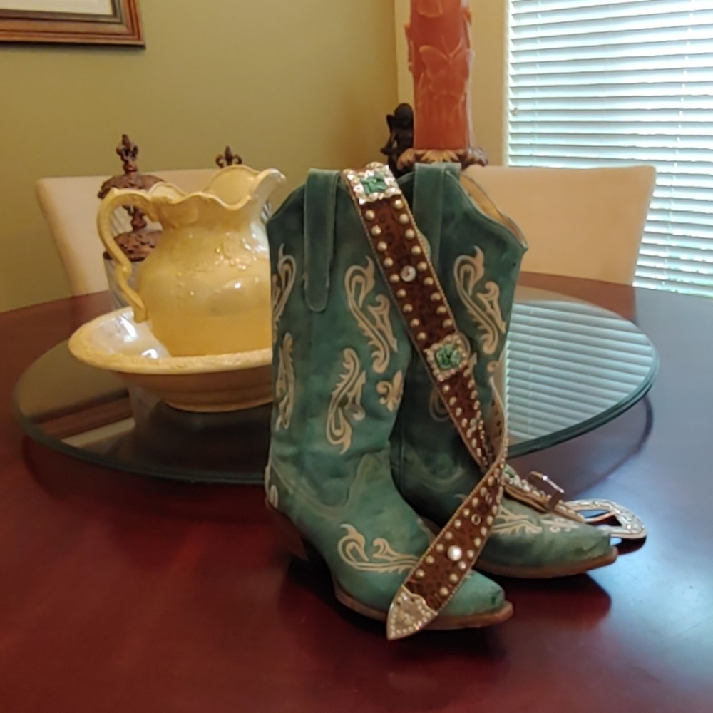 Pair of womens western boots